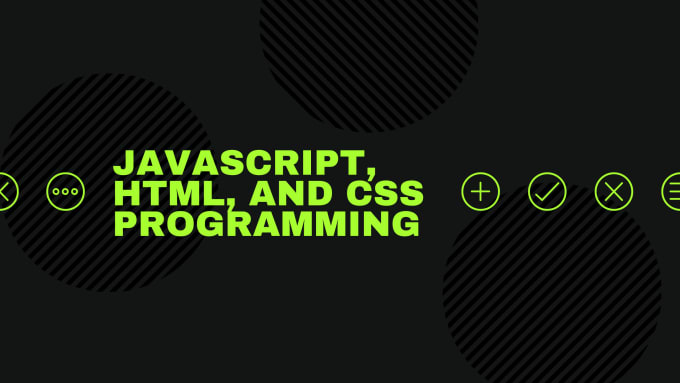 Do javascript, html, and css programming for you by Carlo_toledo | Fiverr