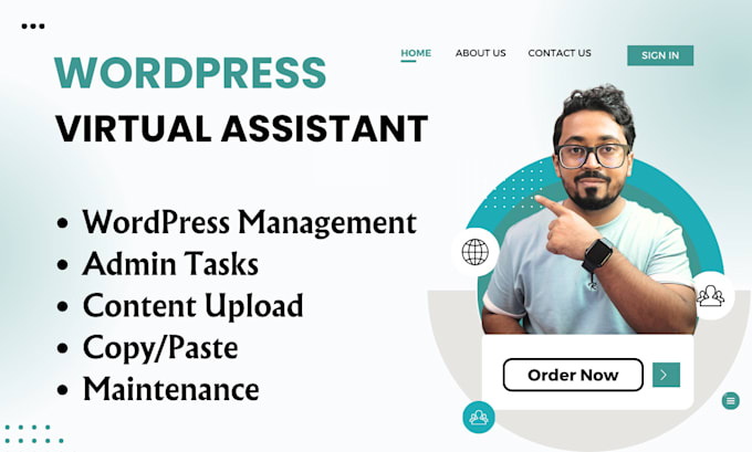 be your wordpress virtual assistant