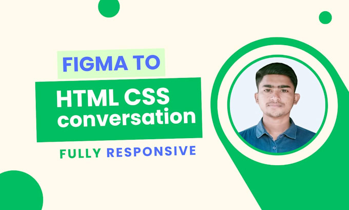 Convert figma to html, psd to html css, bootstrap responsive website design
