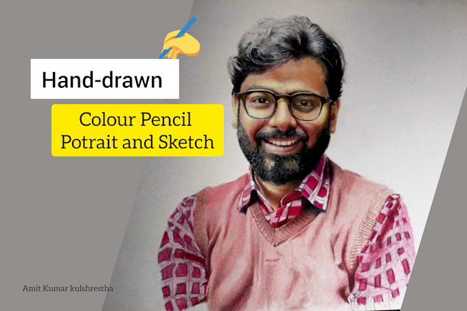 draw realistic colored pencil portraits, pencil sketch