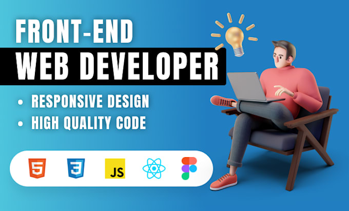Be your front end web developer or do frontend web development in react ...