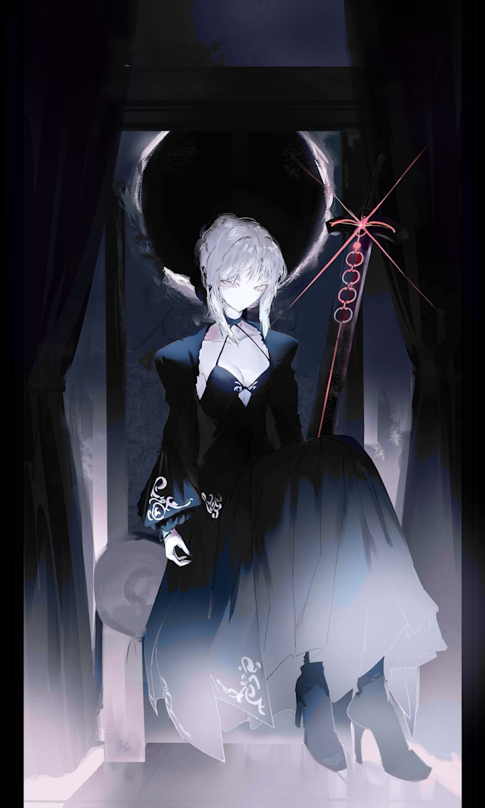 do anime illlustration based on your commission
