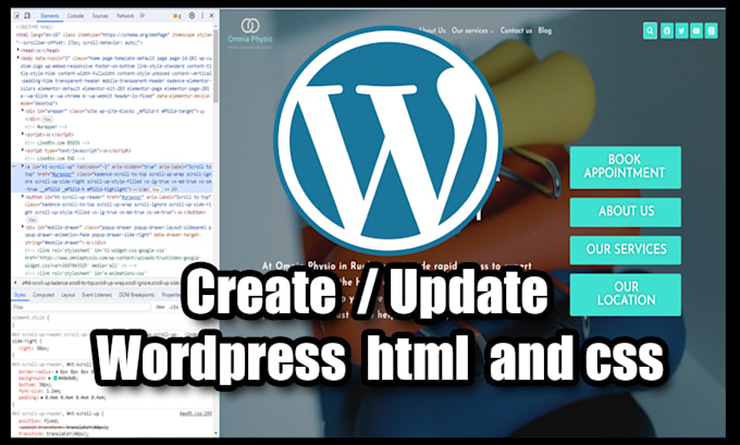 Update your wordpress html css template by Dreidjo | Fiverr