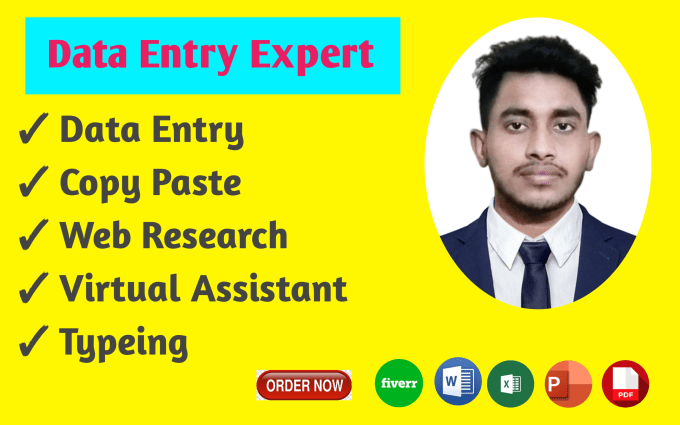Do data entry,typeing pdf to word convert expert
