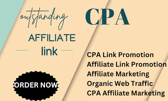 provide organic CPA affiliate marketing and CPA link promotion