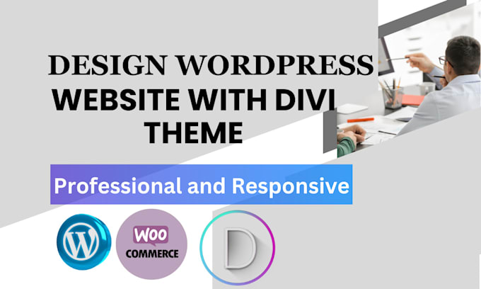 design a professional divi website for your business or online store