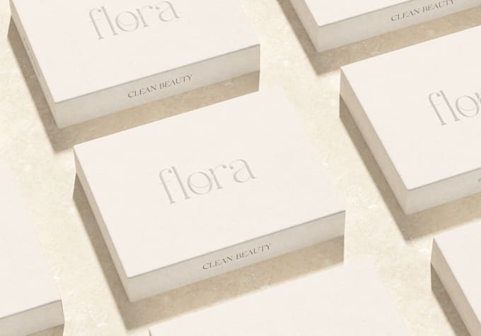 create a minimal and elegant brand identity and logo design