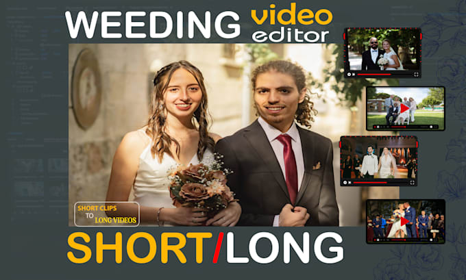 do beautiful wedding video editing for you
