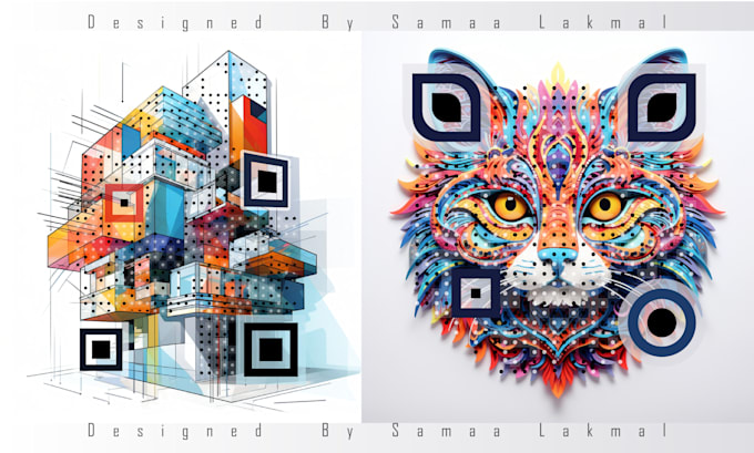 Do a custom qr code design with your logo or brand by Sama_lakmal | Fiverr