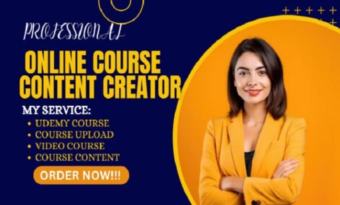 create online course for course curriculum creation