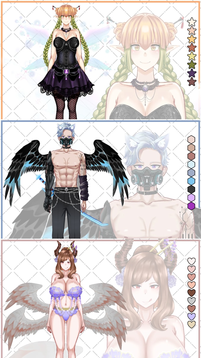 make design character sheet