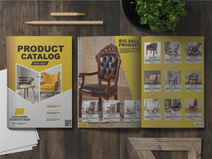 Design product catalog, sell sheet, product sheet, lookbook and