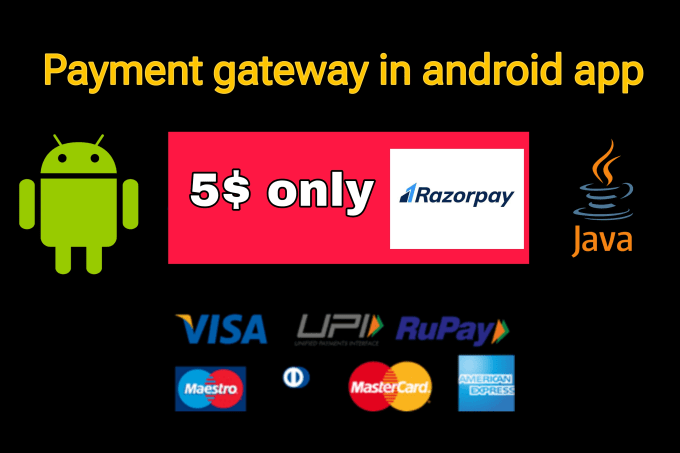 Integrate payment gateway in android app java by Trustedab | Fiverr