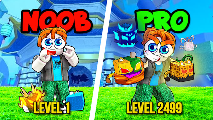 design thumbnails in minecraft, roblox and many styles