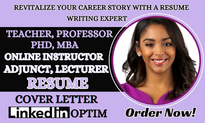 write teacher academia adjunct professor lecturer law school MBA phd resume
