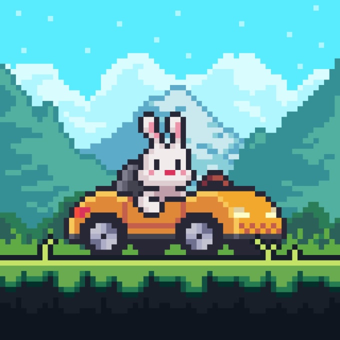 create pixel art animation and sprite sheet for your game character and props