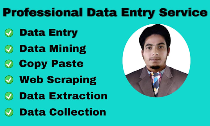 do web scraping, data mining, copy paste