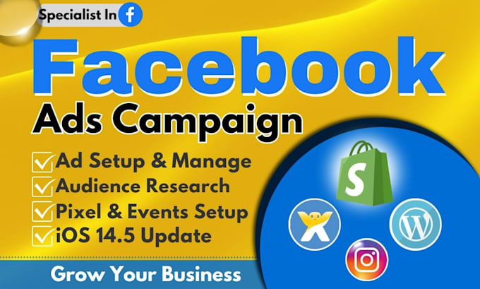 setup and manage your shopify facebook ads campaign