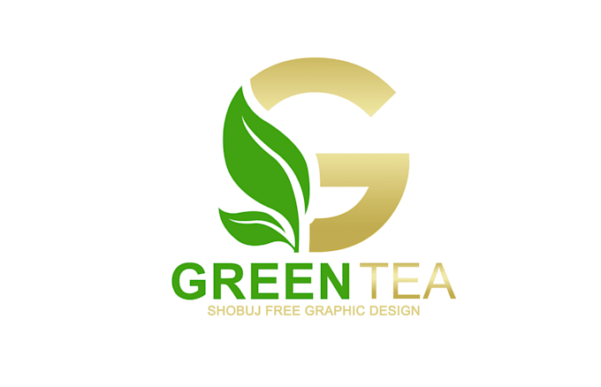 design wonderful green tea logo with unlimited revision