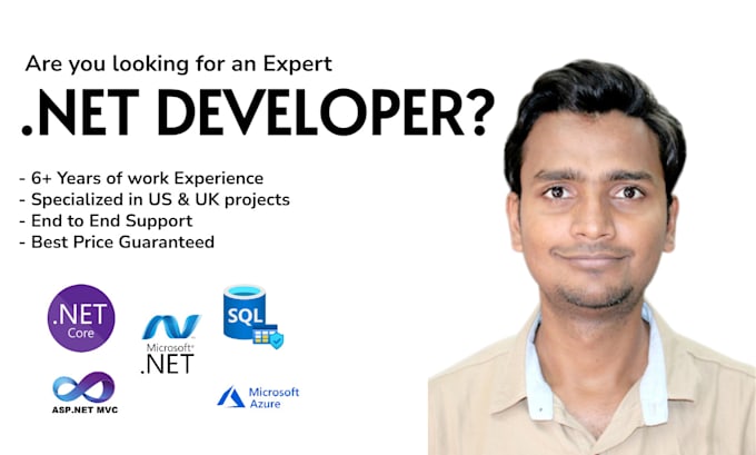 develop asp dotnet core mvc web apps, rest apis and do bug fixing