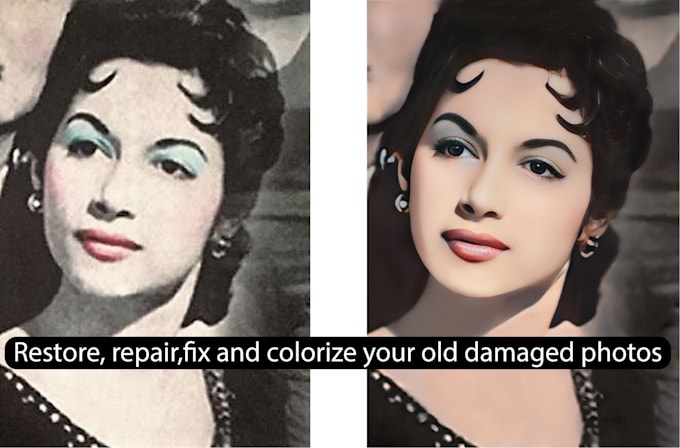 restore and colorize old photos professional photo repair