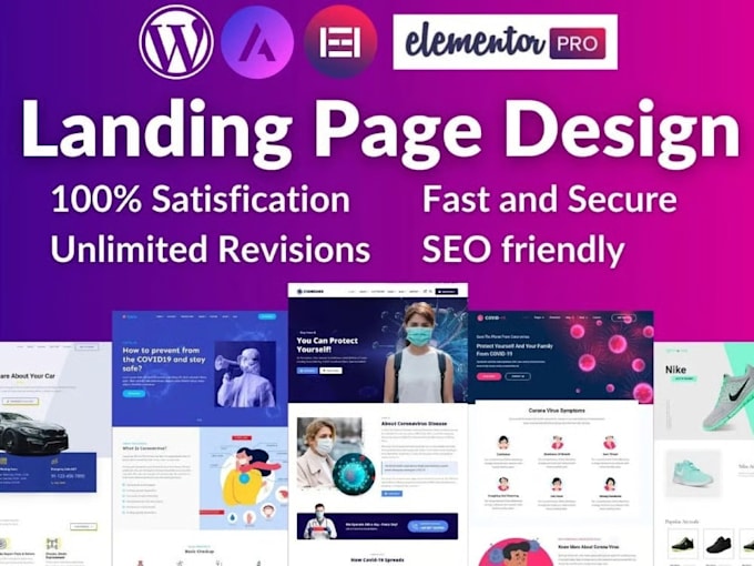 build responsive wordpress landing page