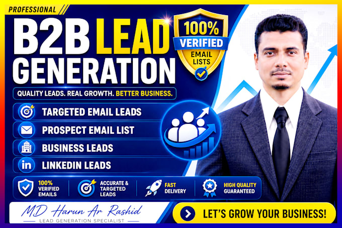 do lead generation b2b, prospect email list building service