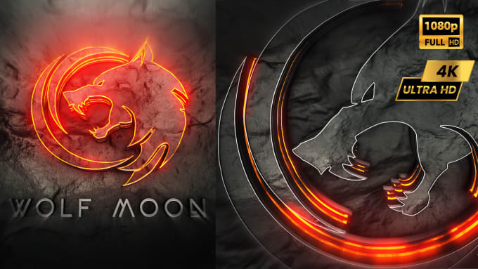 dark epic 3d cinematic logo animation and youtube intro