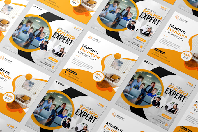design professional social media posts and ads