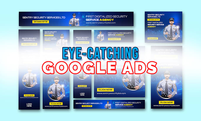 eye catching google ads or web banners
