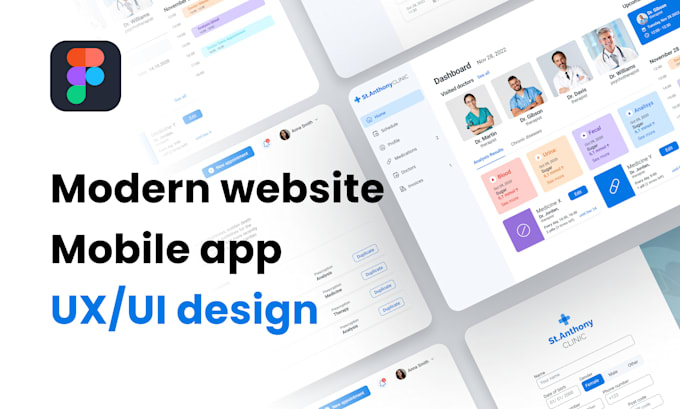 Do website ui ux design, mobile app ui ux design in figma by ...