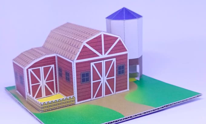 make custom building papercraft