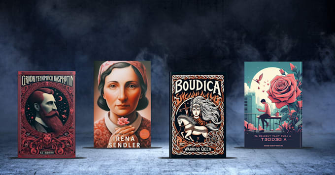 design a fantasy, romance, scifi amazon KDP book cover design