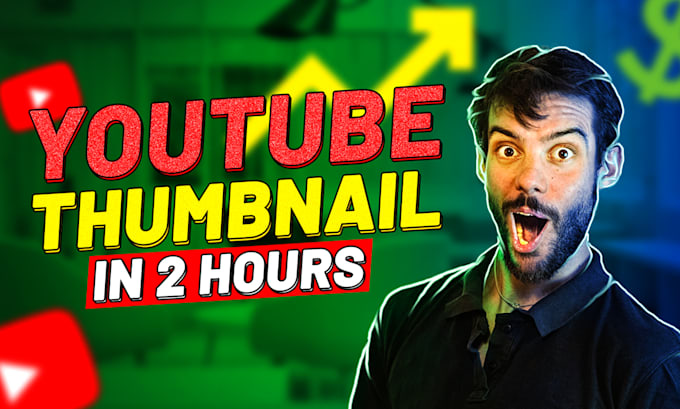 do thumb stopping clicbait youtube thumbnail design