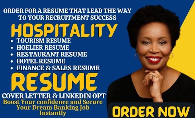 Craft restaurant hospitality - Craft Winning Resume For Restaurant Hospitality Hotelier Finance Role Sales