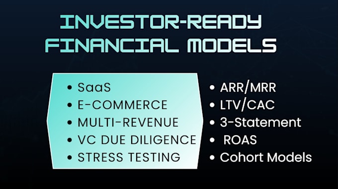 create investor ready startup financial models and forecasts