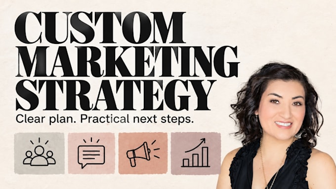 create a custom marketing strategy and action plan