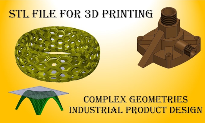 Create stl file for 3d printing in solidworks by Sadmandihan | Fiverr