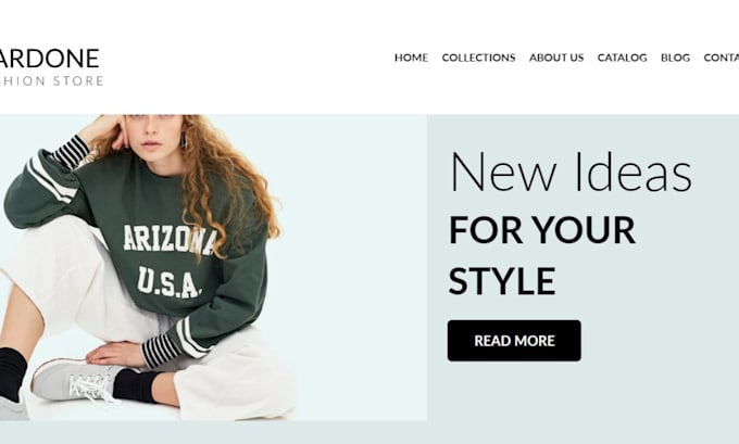 Cree una tienda Shopify de ropa de gran venta, un sitio web de moda y ropa  urbana