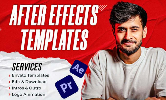 edit any after effects template from envato elements