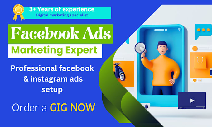 manage and design  facebook instagram meta ads campaign