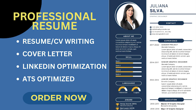 do executive resume writing, ats resume, cl and linkedin