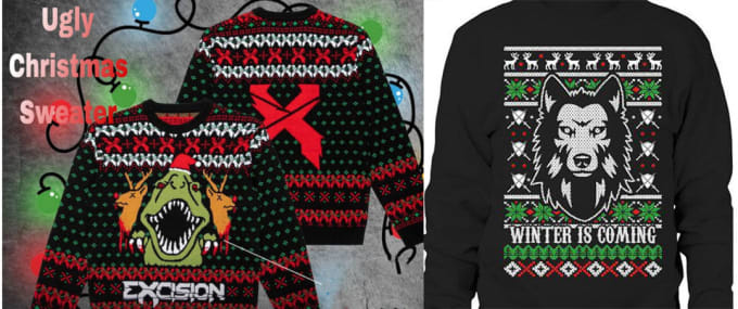 Excision ugly christmas sweater sale