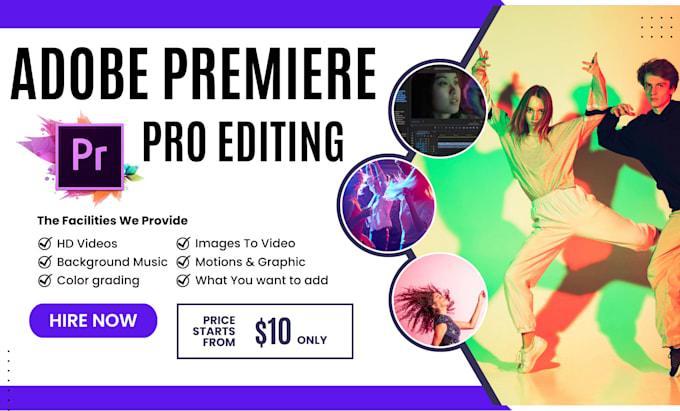 professionally edit videos using adobe premiere