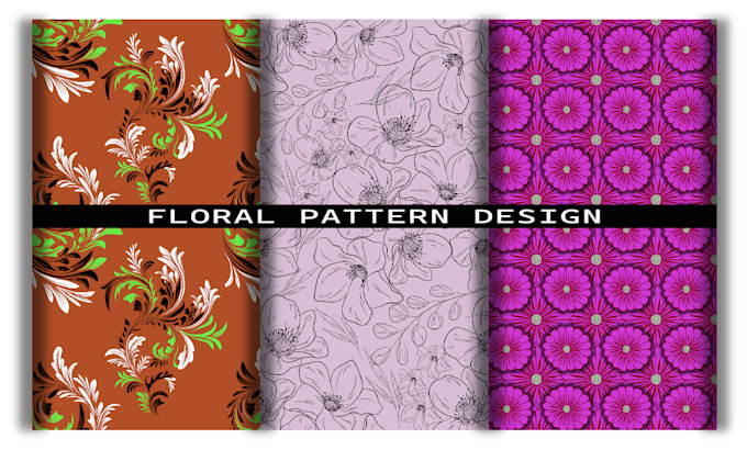 Design seamless floral pattern, textile print and repeat pattern by ...