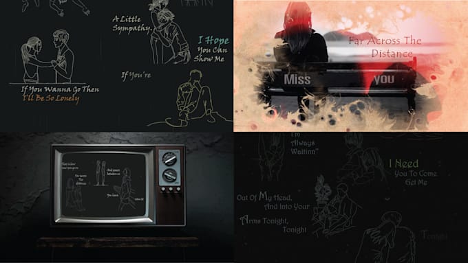 do an awesome animated lyric video