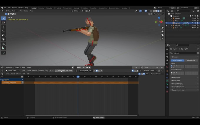 Create 3d animation for games animation and video animation by Kraken_d ...