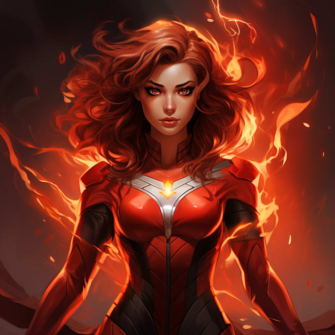 design original superhero character