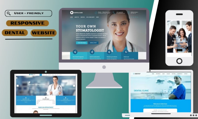 build responsive clinic, pharmacy, dental and hospital website via wordpress