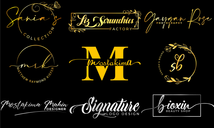 Design handwritten, scripted, signature, cursive logo by Mostakimamahin ...